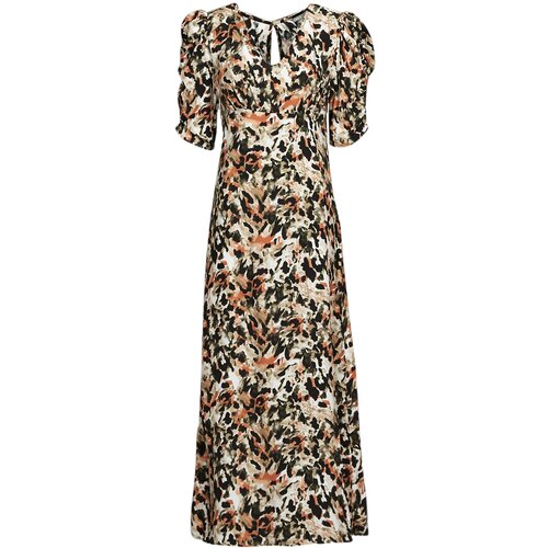 Only Dolge obleke ONLAVRIL FR 2/4 SLIT CALF DRESS Večbarvna Slike