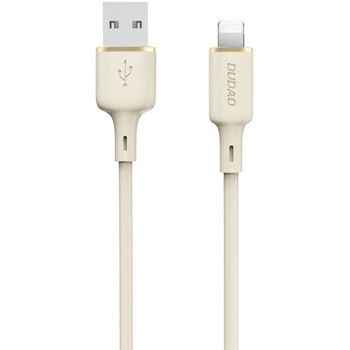 Dudao Ojačani kabel za iPhone SR USB-A - Lightning 5A 1m, bež, (21831641) Cene
