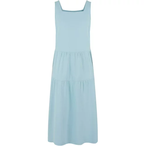 Urban Classics Kids Girl's 7/8 Length Valance Summer Dress - Blue