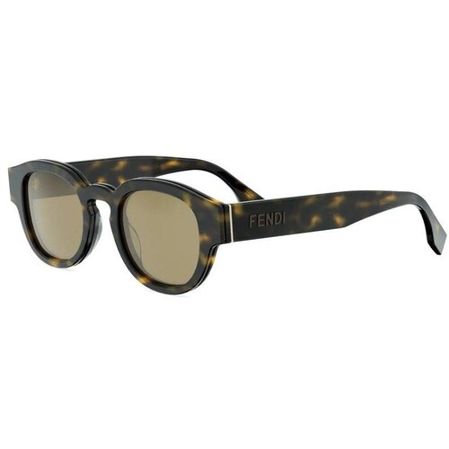Fendi Signature Havana Round Sunglasses - ONE SIZE (48) Cene