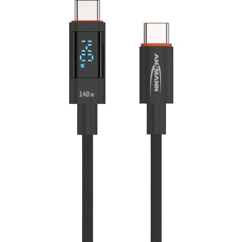 Ansmann USB-C/USB-C Cable 120cm &amp;gt; 140 Watt Power Del. 1700-0176 Slike