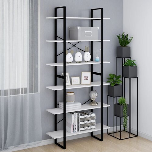 The Living Store Visoka omara bela 100x30x210 cm trdna borovina - Visoka Omara, (21437251) Cene