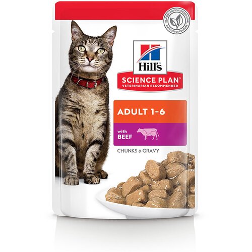 Hill’s Science Plan Adult - Govedina (12 x 85 g) Cene
