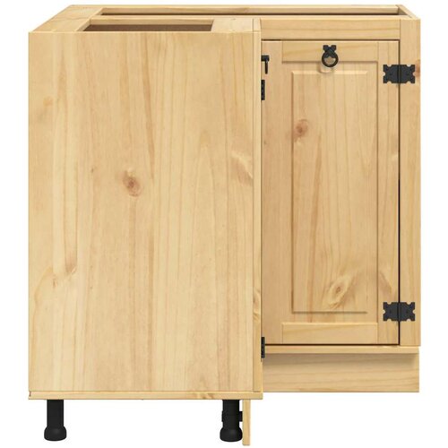  Cabinet s policom Med 60 x 32 x 40 cm Čvrsto borovo drvo Slike