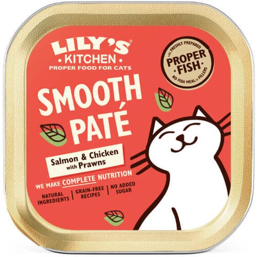 Lily's Kitchen smooth Paté adult - losos, piščanec, svinjina in kozice 85 g Cene