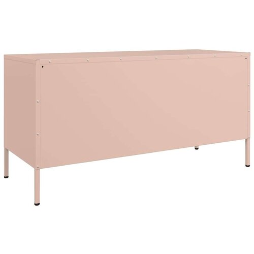 vidaXL TV omarica roza 100,5x39x50,5 cm jeklo Cene
