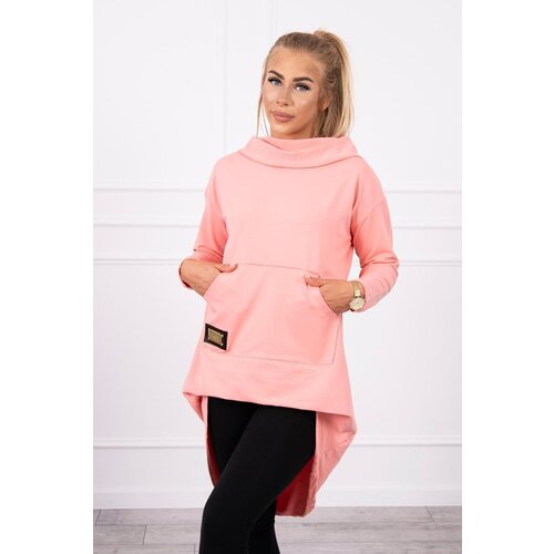 Kesi Apricot hoodie with long back Slike