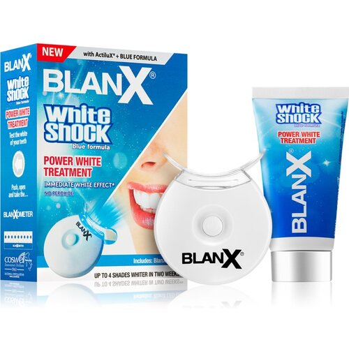 Blanx White Shock Power White Treatment darilni set zobna pasta 50 ml + LED aktivator Cene