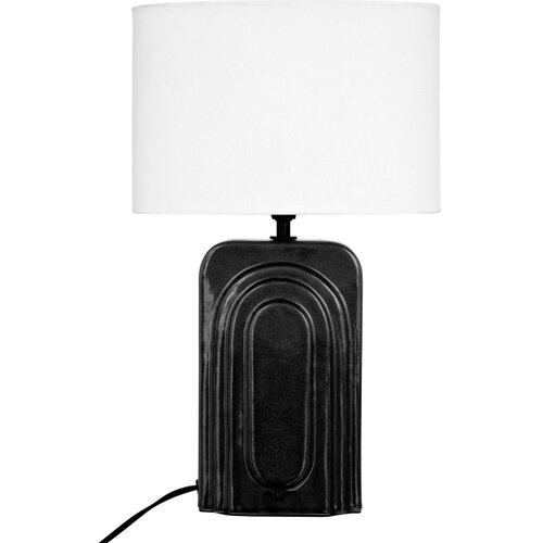 Atmosphera Stona lampa MONIA 1xE14/60W/230V crna/bela Slike
