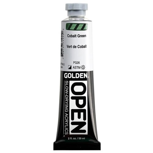  GOLDEN OPEN akrilna boja koja se sporo su&amp;scaron;i 59 ml | 7142 Cobalt Green Slike