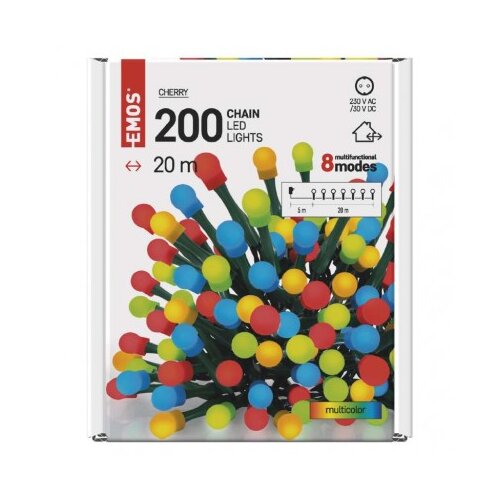 Emos LED svetlosni lanac - cherry 200 LED 20m MTG-D5AM06 Slike