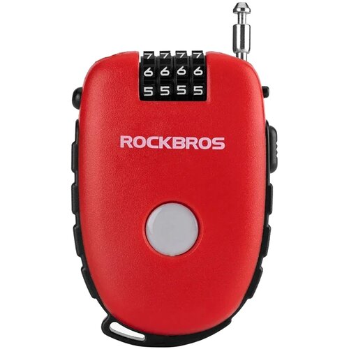 ROCKBROS kolesarska ključavnica z rewelled kablom za kovček za kolo holster rdeča, (22007076) Slike