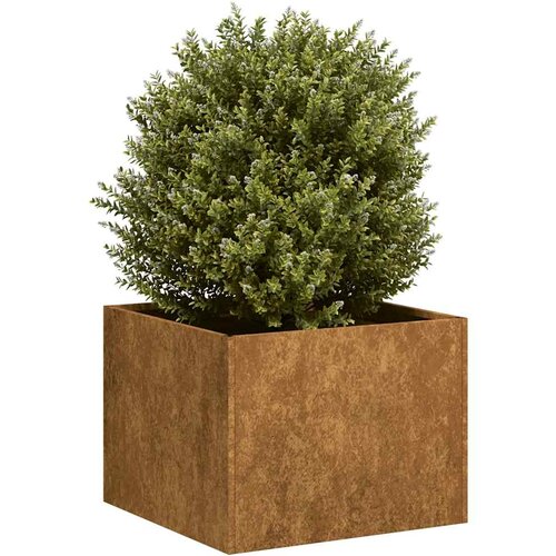 vidaXL Planter Rusty 40x40x30 cm Vremensko odporno jeklo Cene