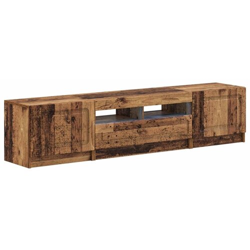  5-dijelni LED TV ormarić Staro drvo Konstruirano drvo - Staro drvo 81 cm Cene