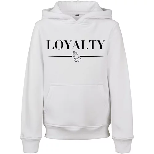 Mister Tee Kids Sweater majica 'Loyalty Hoody' crna / bijela