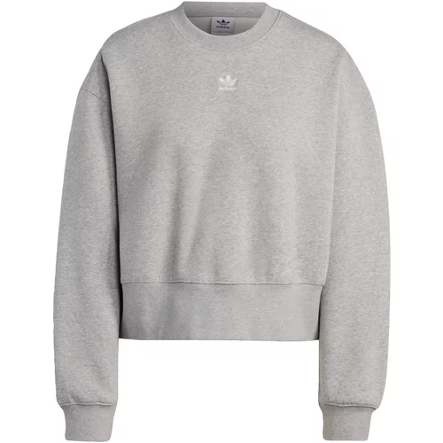 Adidas Sweater majica siva melange / bijela