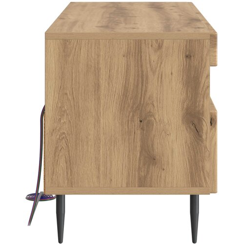  LED TV kabinet Hrast artisan Konstruirano drvo Slike