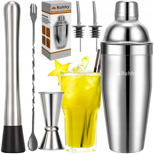 INOX 6 delni barmanski koktajl set 700ml Cene