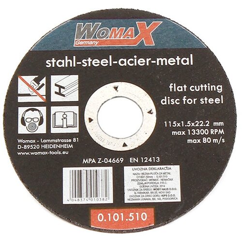 Womax rezna ploca, FI115x3.20mm Cene