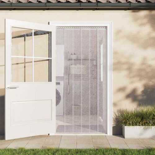 VidaXL Prozirna zavjesa za vrata 200 mm x 1 6 mm 25 m PVC Slike