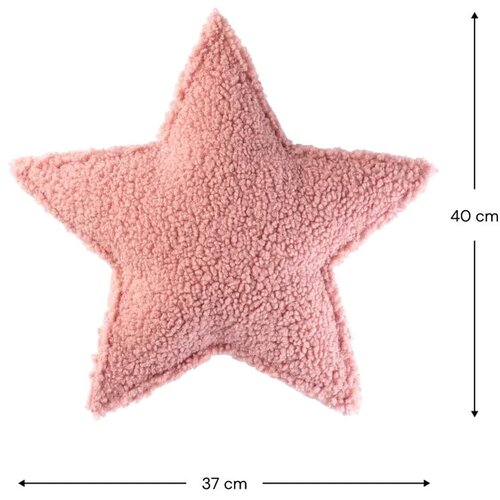 Wigiwama Rožnata otro&amp;scaron;ka sedežna blazina boucl&amp;eacute; Star &amp;ndash; Slike