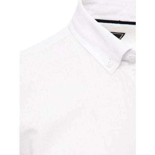 DStreet White men's short sleeve shirt Slike