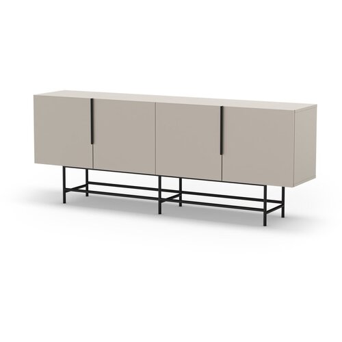 Marckeric Kremno bela nizka komoda 200x77,5 cm Eldia &amp;ndash; Slike