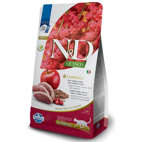 N&amp;amp;d QUINOA Cat Hairball 1.5 kg Hrana za mačke Slike