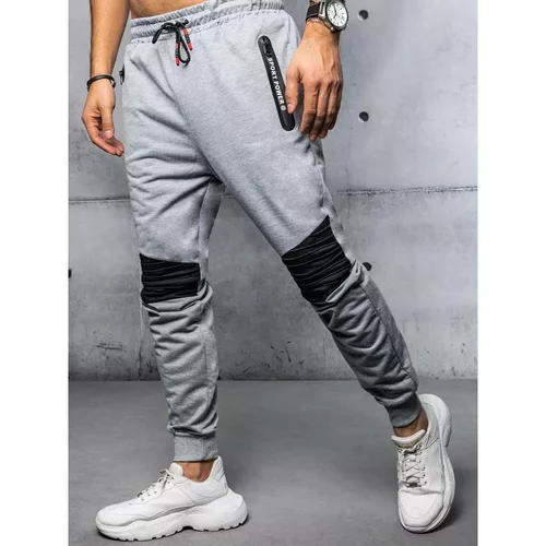 DStreet Men's light gray sweatpants UX3867