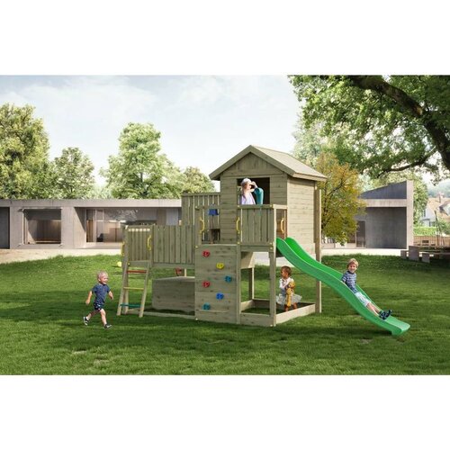 Fungoo Set SWEET HOUSE - drveno vrtno igrali&amp;scaron;te Slike