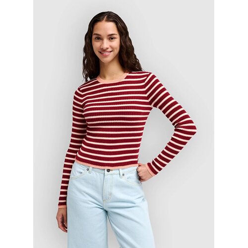 Rvca Bambi Stripe Long Sleeve T-Shirt brick red Cijene