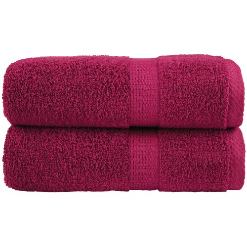 VidaXL Premium ručnici za pranje SOLUND 2 kom. bordo 30x30 cm 600 g/m&amp;sup2; - Bordo 30 x 30 cm 2 Slike