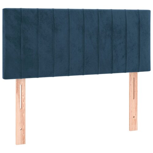 Maison Chic posteljno vzglavje - vzglavna omarica - nočna omarica temno modro 90x5x78/88 cm žamet, (21707522) Slike