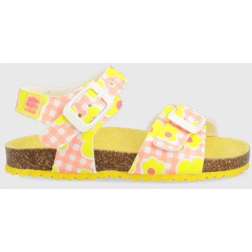 Agatha Ruiz De La Prada Otroški sandali rumena barva
