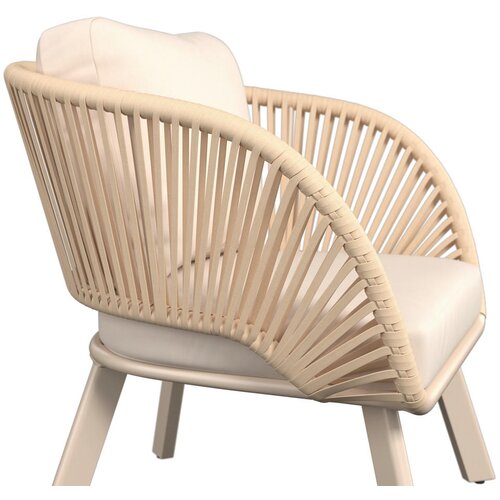 Ambia Garden LOUNGE NASLANJAČ tkanina aluminij Slike
