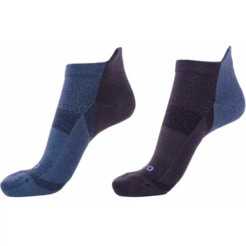 Runto RUN SOCKS 2P 2 para sportskih čarapa s antibakterijskim tretmanom, tamno siva, veličina