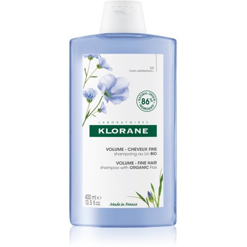 Klorane organic flax volume šampon za volumen kose s organskim lanom 400 ml za žene Cene