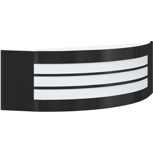  Vanjska zidna lampa crna nehrđajući čelik IP44 Slike