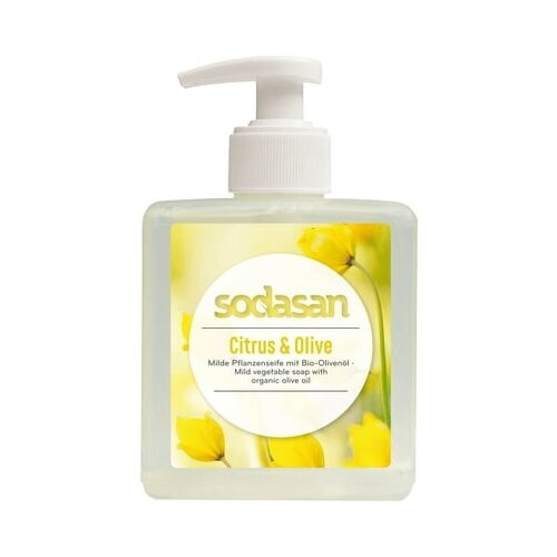 sodasan bio-tekoča mila iz rastlinskih olj - citrus in olive - 300 ml Cene