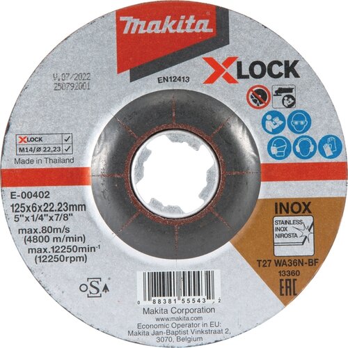 Makita Schruppscheibe 125x6mm INOX Cene