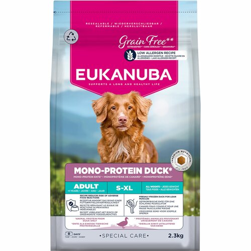 Eukanuba Special Care Mono-Protein adult s pačetinom - 2 x 2,3 kg Cene