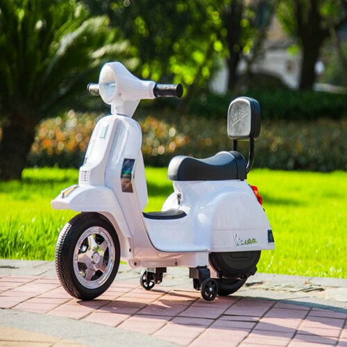  Dečiji motor na akumulator mini beli Vespa 57 Cene