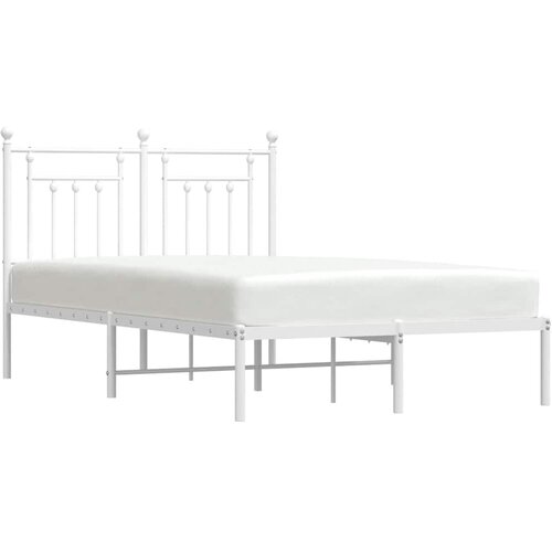  okvir za krevet s uzglavljem bijeli 120 x 190 cm Slike