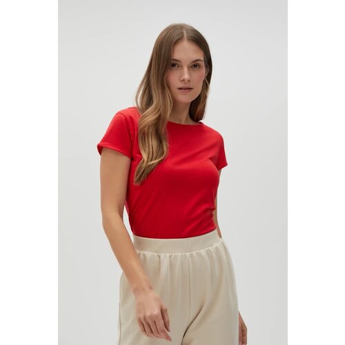 Marisse Women's T-Shirt L-Ts-4622 Red Cene