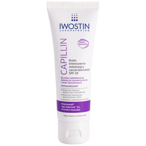 Iwostin Capillin intenzivna krema za zmanj&amp;scaron;anje rdečice SPF 20 40 ml Slike