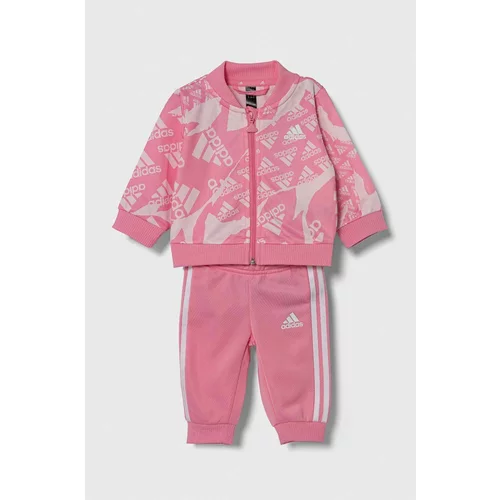 Adidas Trenirka za dojenčka roza barva