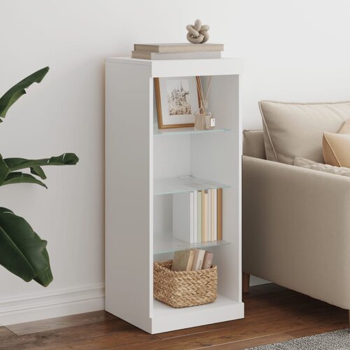  The Living Store Komoda z LED lučkami bela 41x37x100 cm - Komoda, (21442486) Slike