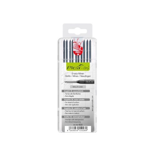 PICA zamenska mina za dry olovku 2B grafitna crna set 10/1 PC4030 Cene