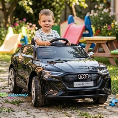 Audi E-Tron Sportback na akumulator 12V - Crni Slike