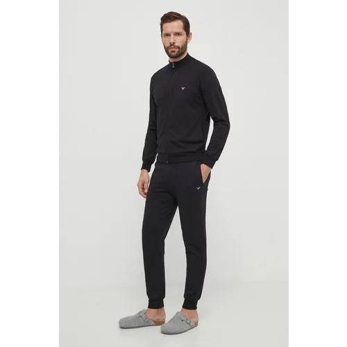 Emporio Armani Underwear Trenirka moški, črna barva, 112103 CS590